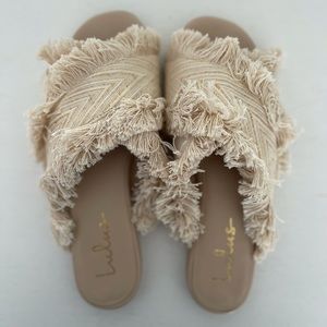 Lulus Fringe Sandals
